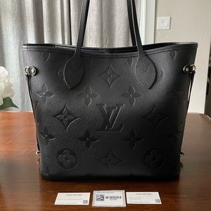 SOLD Black Empreinte Neverfull MM - Like New - NO POUCH